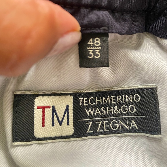 Z ZEGNA Techmerino Wash'n
Go Wool Pants In Navy SZ EU 48 - Picture 5 of 9